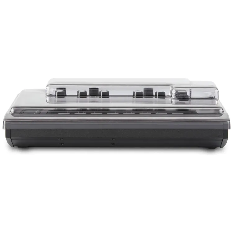 Vista superior del Pioneer DJ TORAIZ AS-1 con la tapa Decksaver puesta