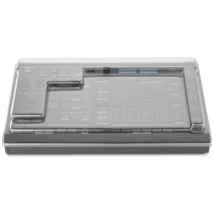 Vista superior del Pioneer DJ Toraiz Squid con la tapa Decksaver puesta