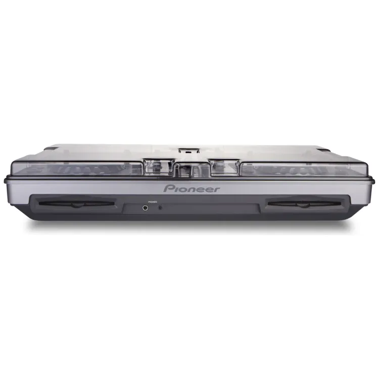 Vista superior del Pioneer DJ XDJ-R1 con la tapa Decksaver puesta