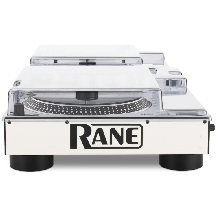 Perfil lateral de la tapa Decksaver sobre el Rane ONE MK1 y MK2