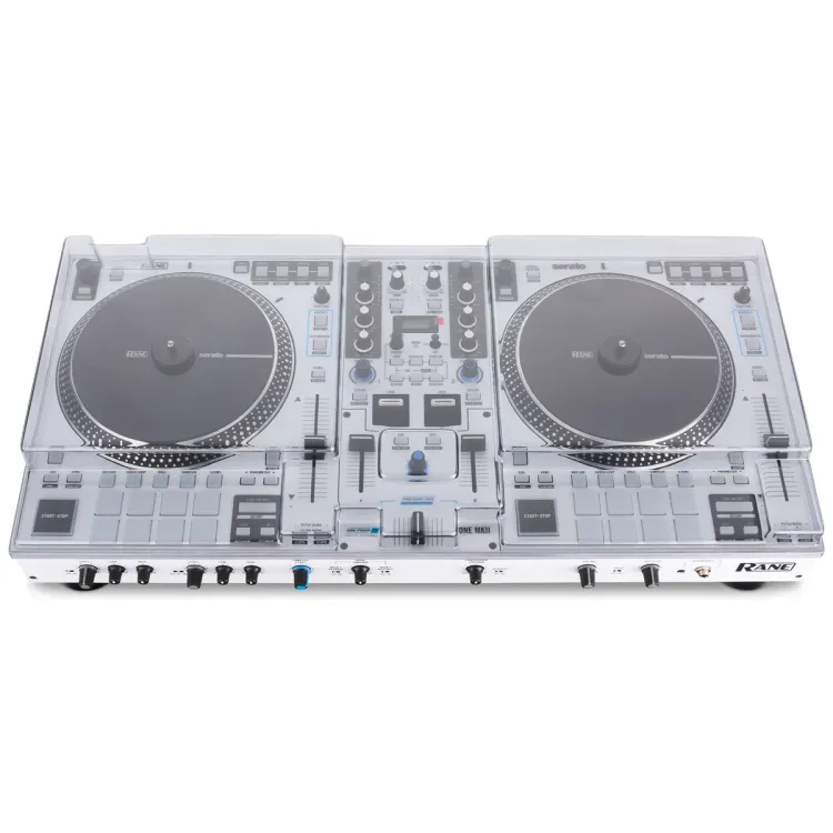 Vista superior del Rane ONE MK1 y MK2 con la tapa Decksaver puesta