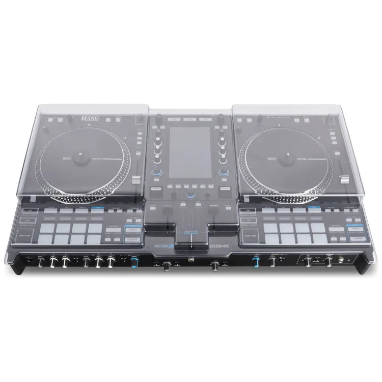 Vista superior del Rane System One con la tapa Decksaver puesta