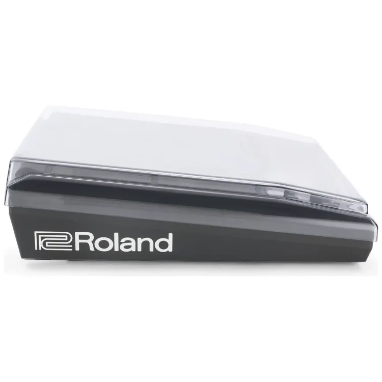 Perfil lateral de la tapa Decksaver sobre el Roland SPD-SX PRO
