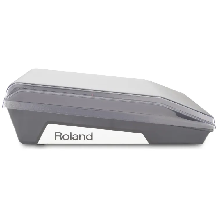 Perfil lateral de la tapa Decksaver sobre el Roland SPD-SX