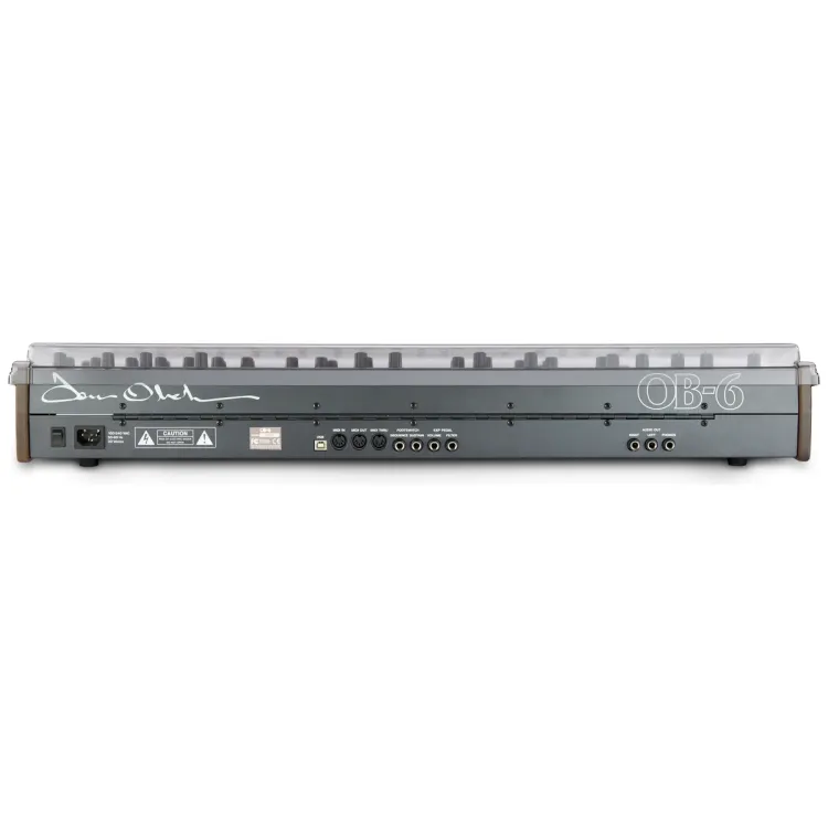 Perfil lateral de la tapa Decksaver sobre el Sequential OB-6 y Trigon-6