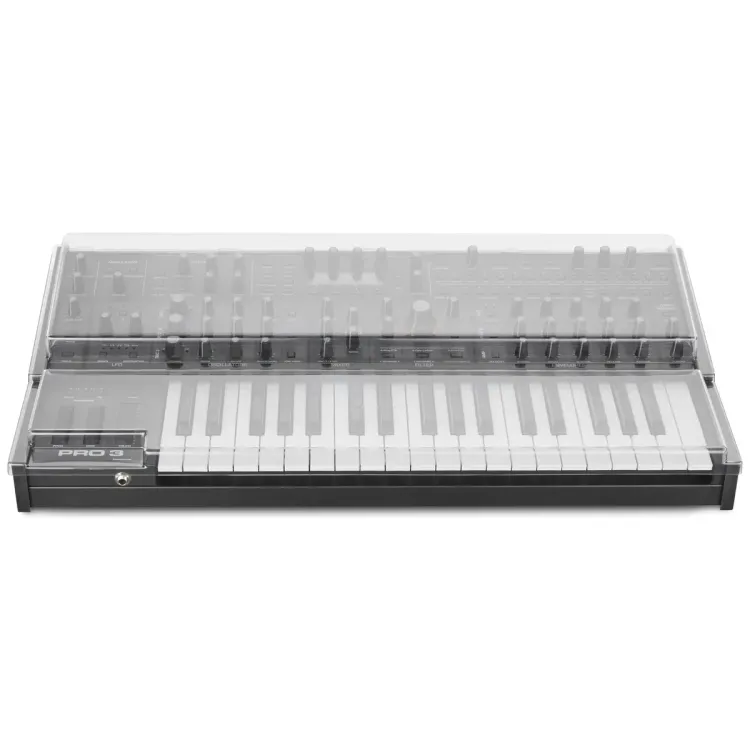 Vista superior del Sequential Pro 3 con la tapa Decksaver puesta