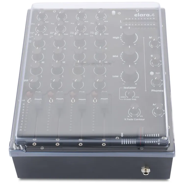 Vista superior del Union Audio Elara.4 con la tapa Decksaver puesta