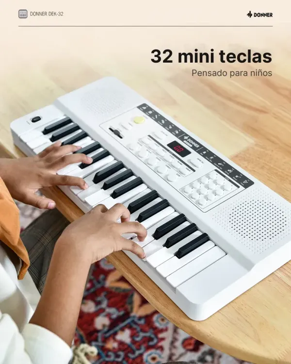 Donner DEK-32 – Graba, canta y toca en silencio