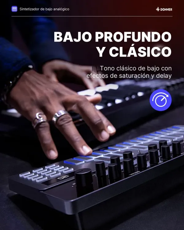Donner ESSENTIAL B1 – Saturación y delay para darle cuerpo