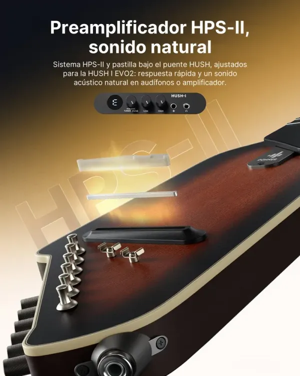 Donner HUSH I EVO2 – Un sonido acústico natural, sin caja de resonancia