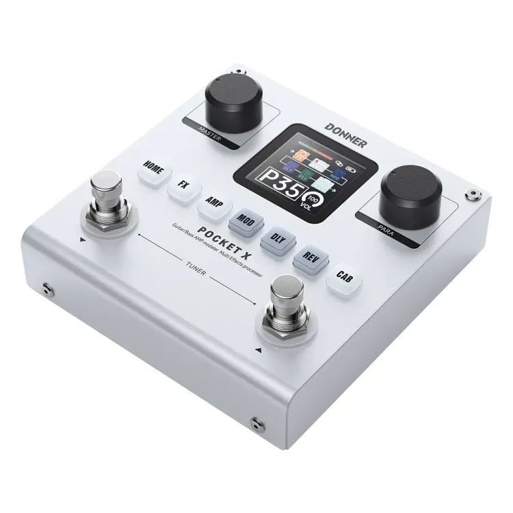 Donner PocketX – Sonidos listos y espacio para los tuyos