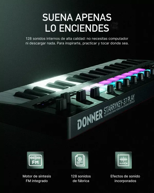Donner STARRYKEY-37 PLAY – Suena apenas lo enciendes