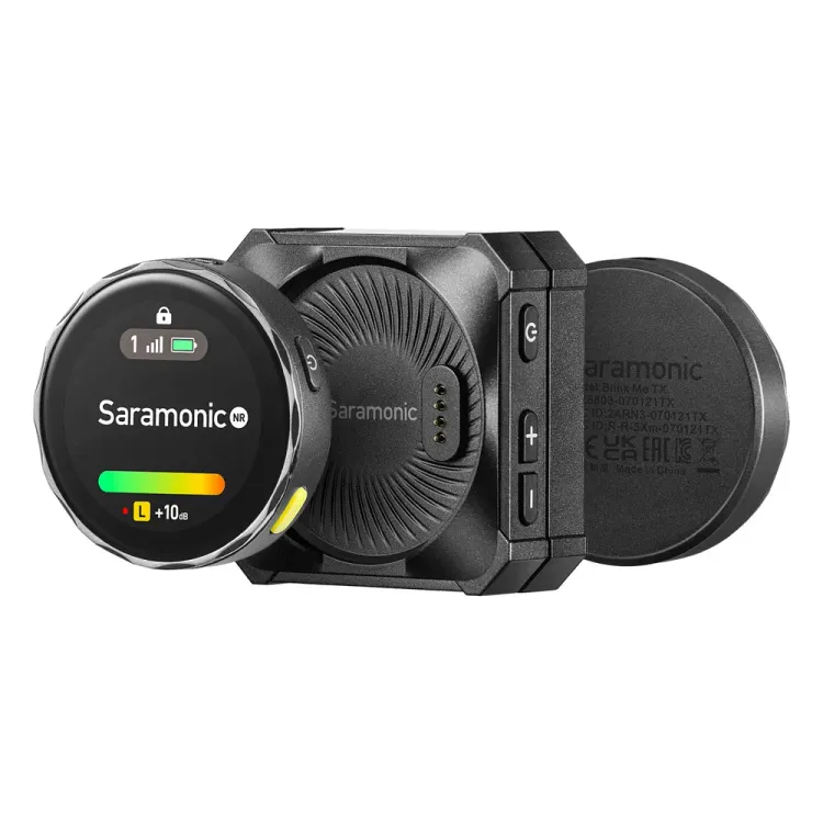 Saramonic BlinkMe B2 – Pantalla y grabación en el transmisor