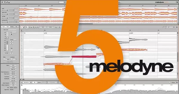 Melodyne 5 editor con DNA polifónico