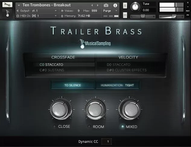 Trailer Brass de Musical Sampling