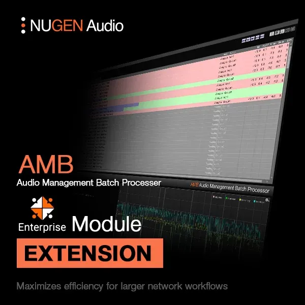 NUGEN Audio AMB Enterprise – Plataforma de Procesamiento por Lotes de Audio