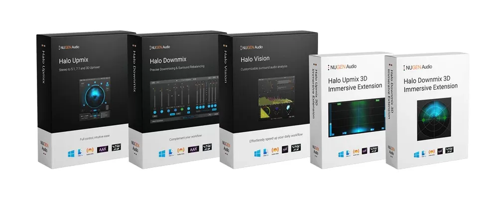 Upmix coherente y downmix decisivo