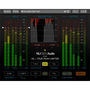 NUGEN Audio ISL w DSP Extension – Limitador True Peak con Extensión DSP