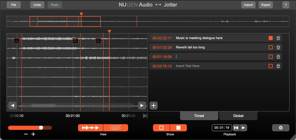 NUGEN Audio Jotter – Plug-in de Notas y Anotaciones Colaborativas