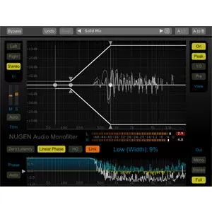 NUGEN Audio Monofilter – Gestión y Anclaje de Graves a Mono
