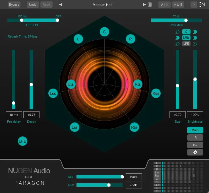 NUGEN Audio Paragon – Reverb de Convolución con Control Algorítmico