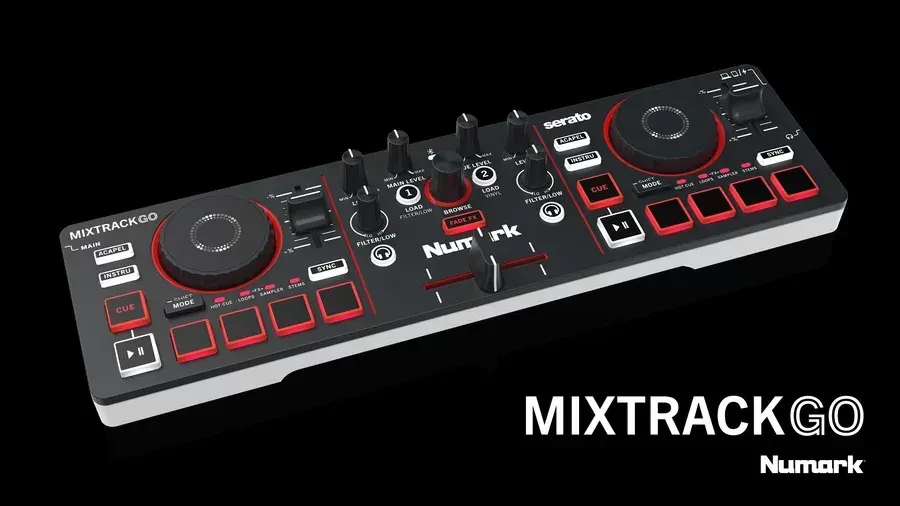 Numark MixTrack Go, controlador DJ portátil de 2 decks