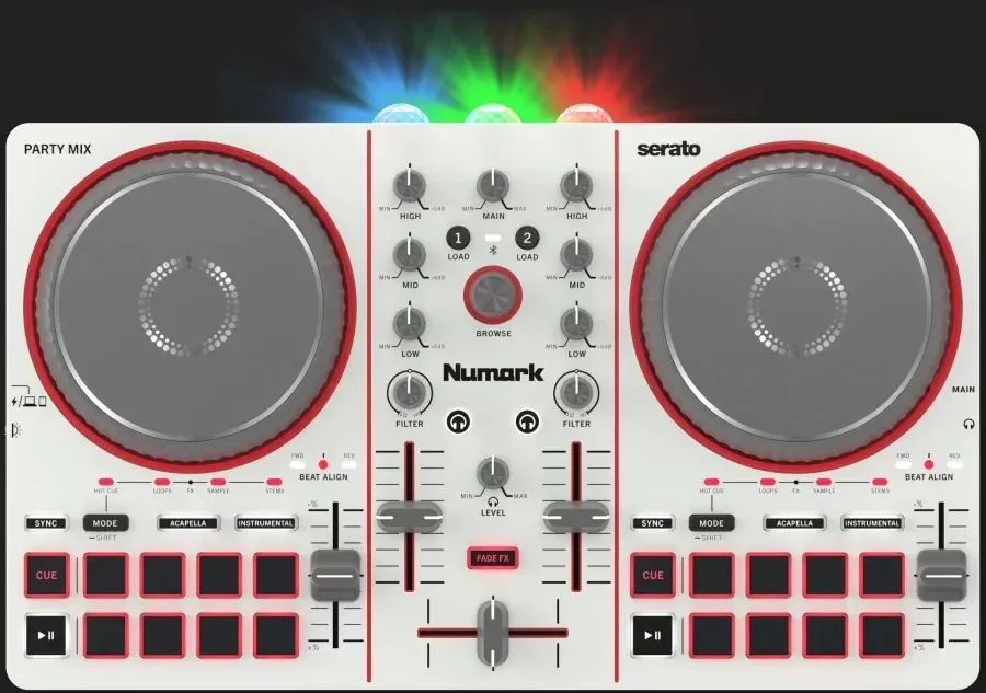 Numark Party Mix III, controlador DJ con show de luces LED