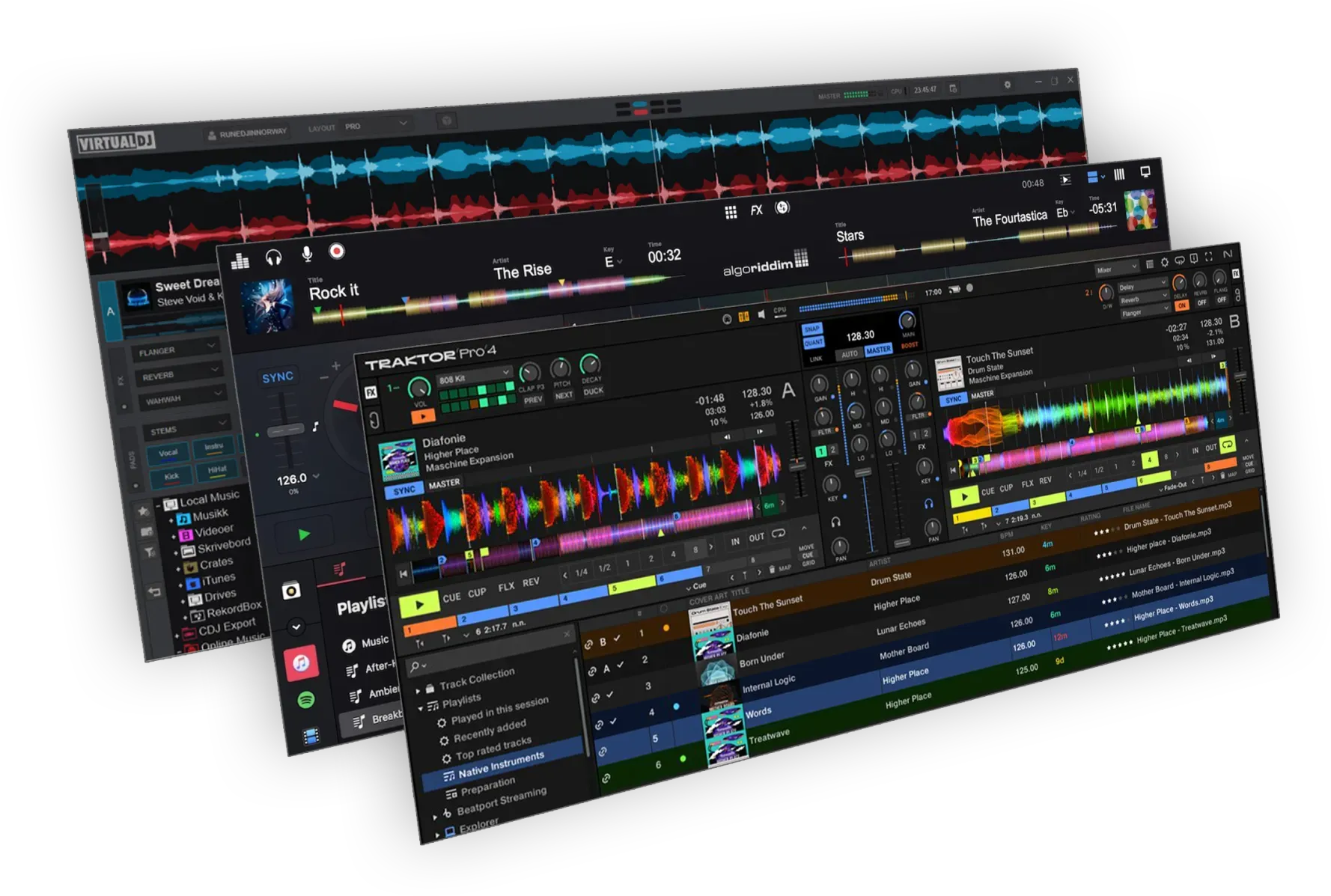 Software DJ compatible: djay, Traktor y Virtual DJ