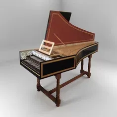 Un clavecín ampliado más allá del original