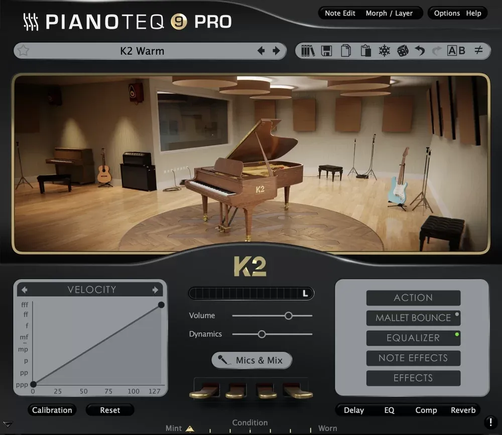 PIANOTEQ K2 Grand Piano – Instrumento Add-on de Piano para Pianoteq