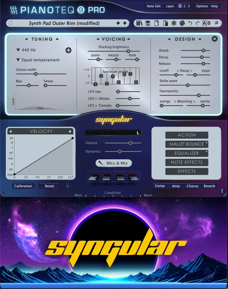 PIANOTEQ Syngular – Pack de Instrumentos Experimental para Pianoteq