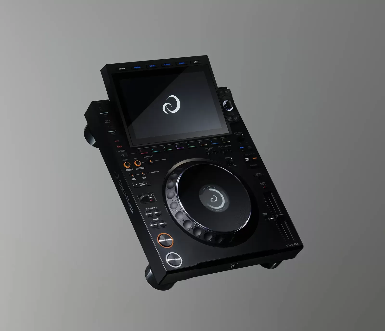 Perfil y diseño del CDJ-3000X