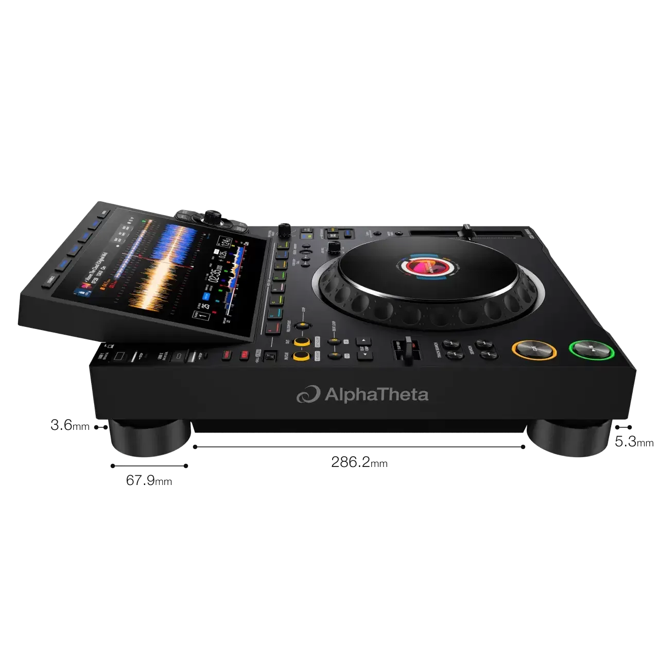 Pantalla táctil de 10,1 pulgadas del CDJ-3000X