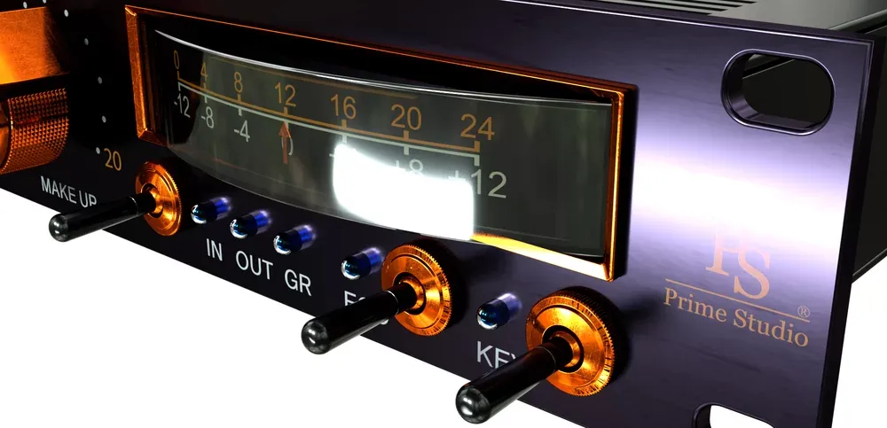 Medidor VU del Black Series Compressor