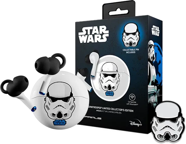 Caja de la edición de coleccionista del Primus Arcus 240 Stormtrooper con el pin incluido