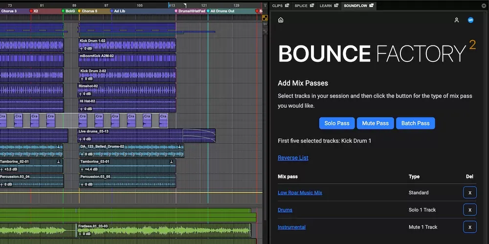 Bounce Factory Lite integrado en Pro Tools