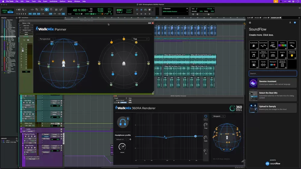 Mezcla en Sony 360 Reality Audio dentro de Pro Tools