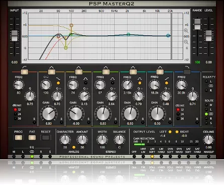 PSP MasterQ 2, ecualizador de mastering de PSP Audioware