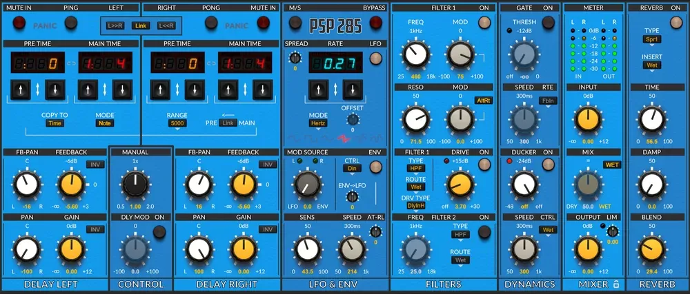 Arquitectura semi-modular y control del delay