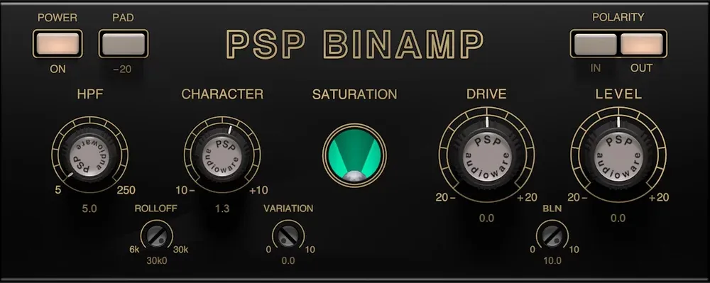 PSP BinAmp – Emulación de Preamp a Válvulas con Saturación