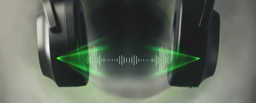Micrófonos integrados con formación de haces del Razer Barracuda Pro