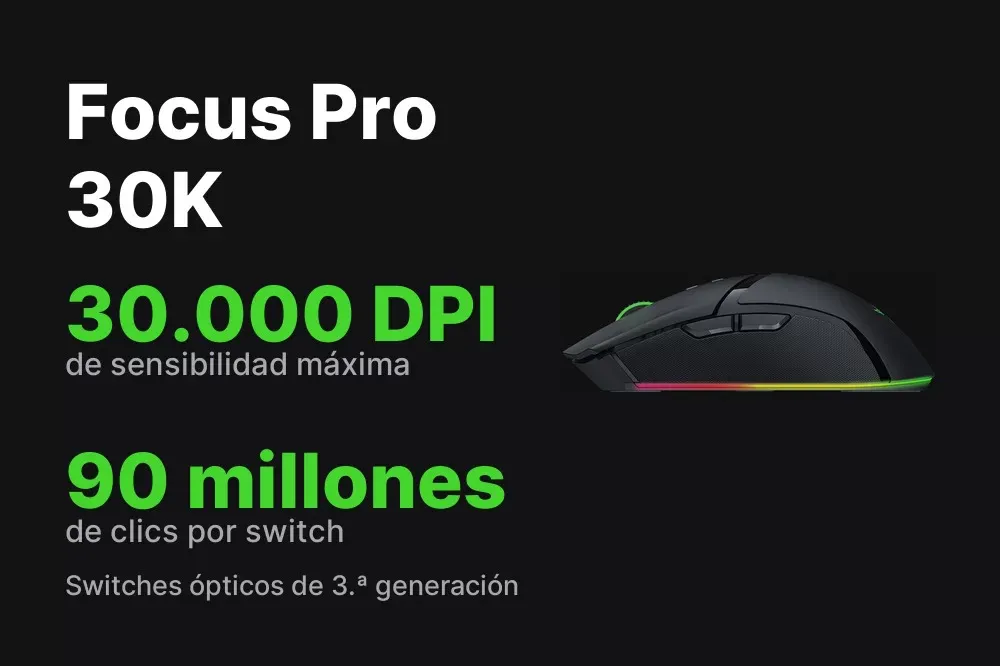 Panel del sensor del Razer Cobra Pro