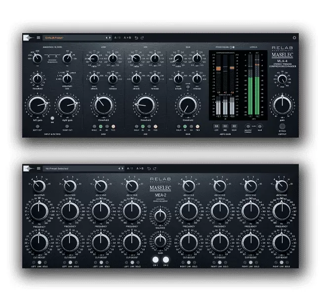 RELAB Maselec Bundle – Bundle de Ecualización y Compresión para Mastering