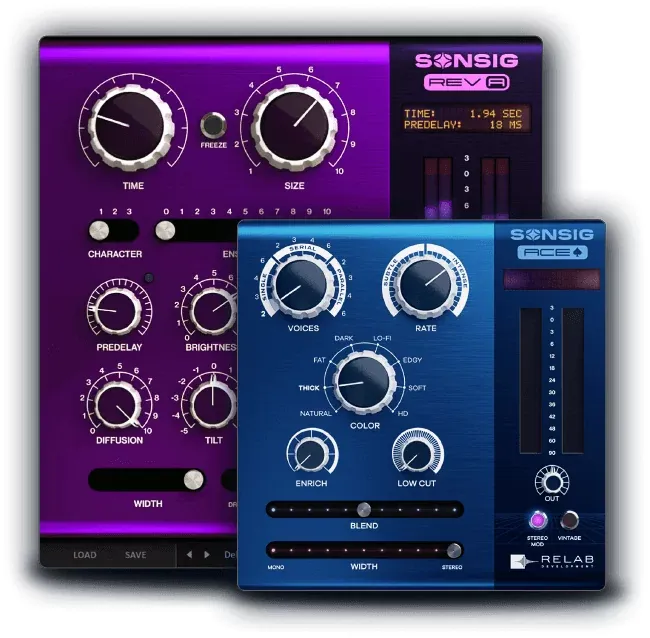 RELAB Sonsig Pro Bundle – Bundle de Expansión Estéreo y Reverb