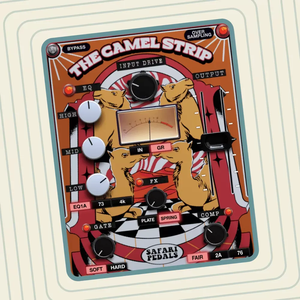 Safari Pedals The Camel Strip: tres compresores FAIR, 2A y 76 y tres EQ EQ1A, 73 y 4k