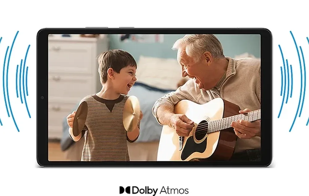 Galaxy Tab A11 reproduciendo video con sonido Dolby