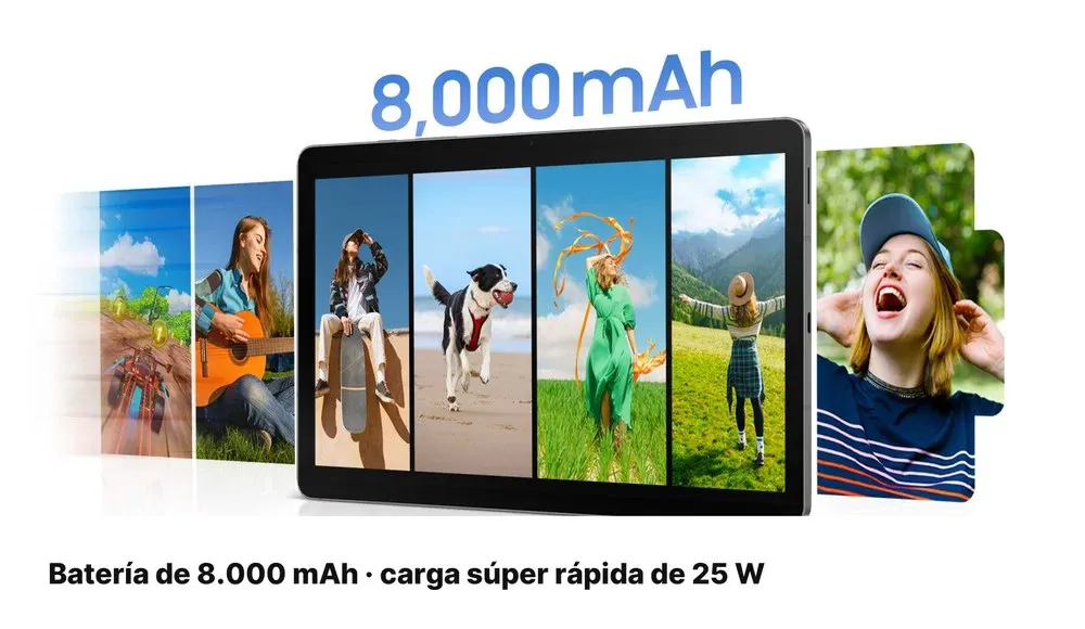 Batería de 8.000 mAh con carga súper rápida de 25 W