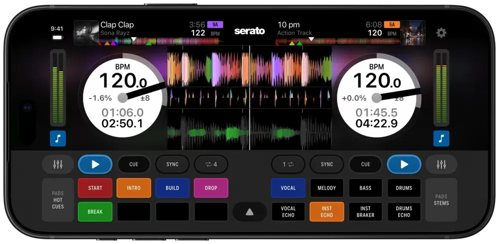 Serato Stems y pads en Serato DJ for iOS