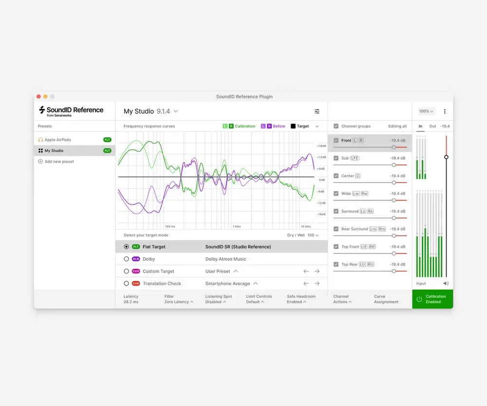 Sonarworks SoundID Reference for Multichannel – Software de Calibración Surround y Atmos