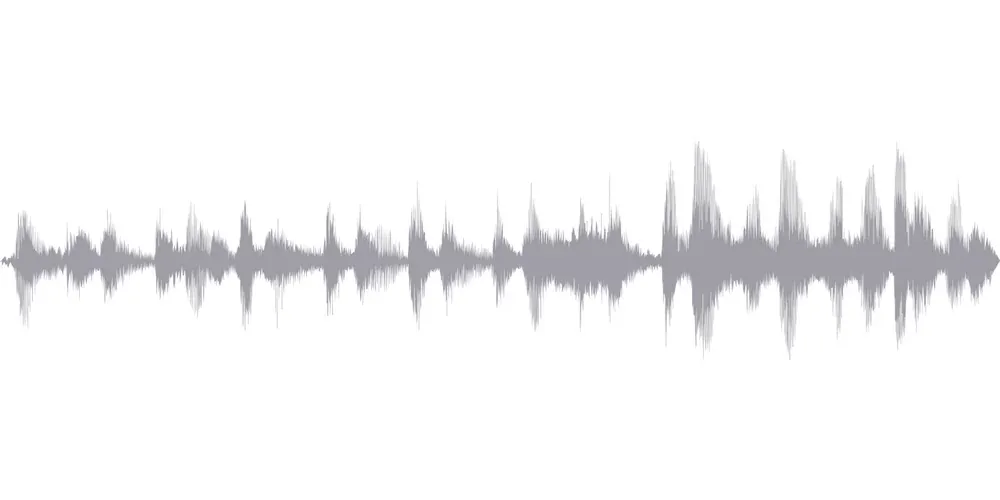 Vista de forma de onda y efectos de SonuScore Ethnic String Phrases